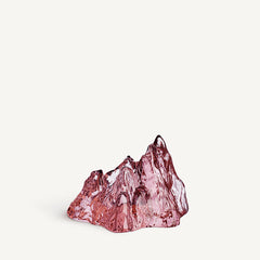 The Rock Votive Pink Kosta Boda