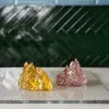 The Rock Votive Yellow Kosta Boda