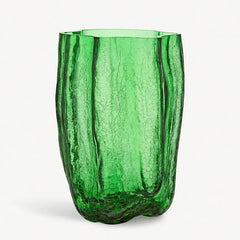 Crackle Green Vase XL