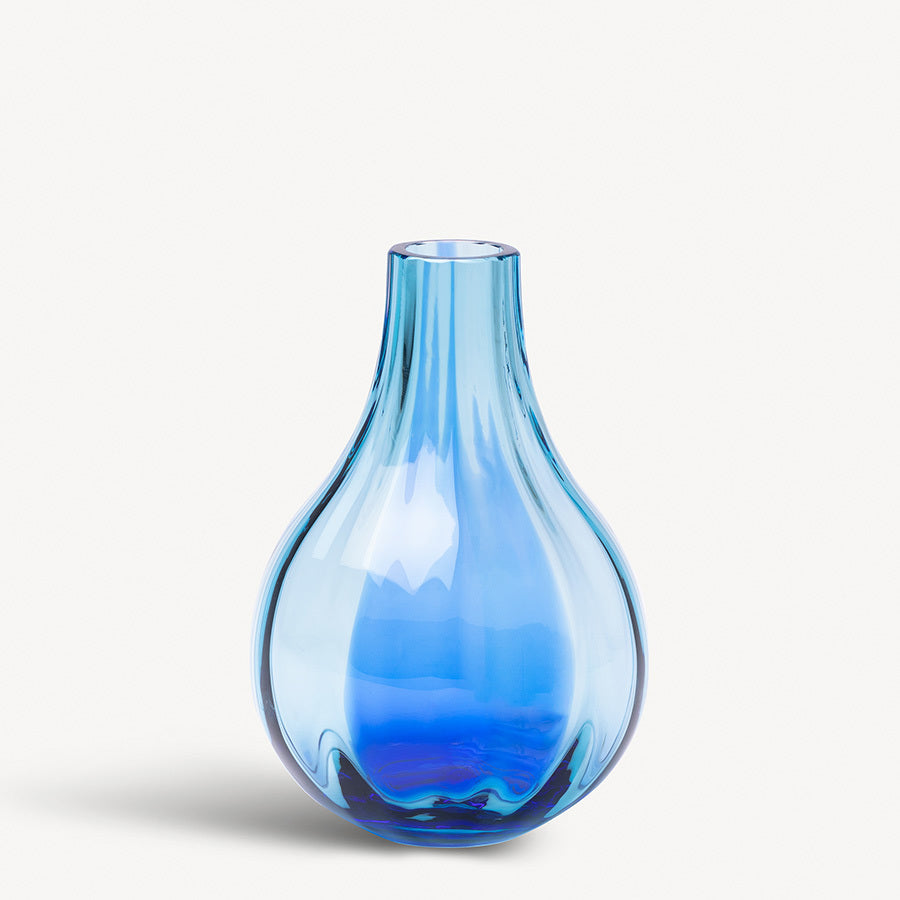 Iris Vase Blue Kosta Boda