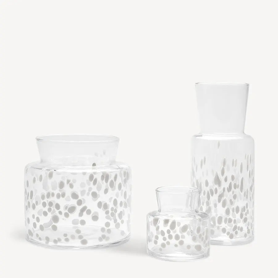 Meadow Vase Winter Tall - Crystal House
