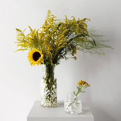 Meadow Vase Winter Tall - Crystal House