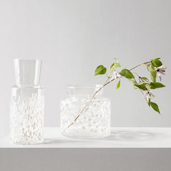 Meadow Vase Winter Tall - Crystal House
