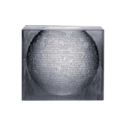 Kumara Vase in Grey by Jean-Marie Massaud 125 ex Daum