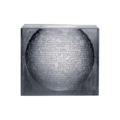 Kumara Vase in Grey by Jean-Marie Massaud 125 ex Daum
