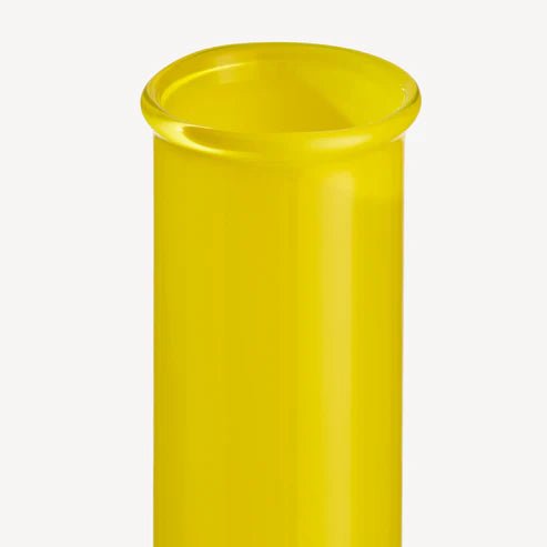 Lab Round Flask Vase Yellow Kosta Boda - Crystal House