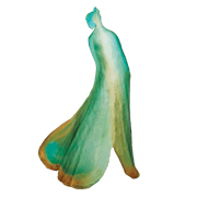 Lady Ginkgo by Maria-Luise Bodirsky 250 ex Daum