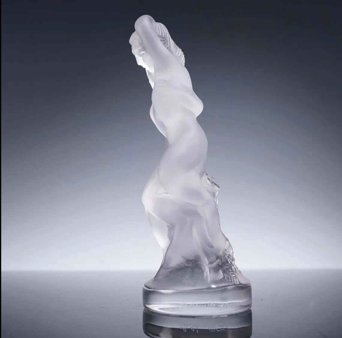Lalique Crystal Figurine, La Faune, with Original Box Crystal House - Replacements