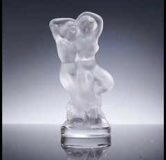 Lalique Crystal Figurine, La Faune, with Original Box Crystal House - Replacements