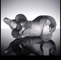 Lalique Crystal Paperweight, Timora - Elephant Baby Crystal House - Replacements