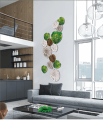 Large Monstera Wall Leaf in Green by Emilio Robba Daum - Crystal House