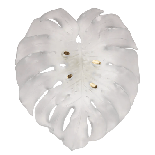 Large Short-Fixture Monstera Wall Lamp by Emilio Robba Daum