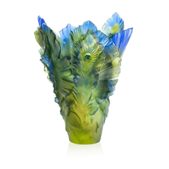 Large Vase - Fleur de Paon Exotique Daum