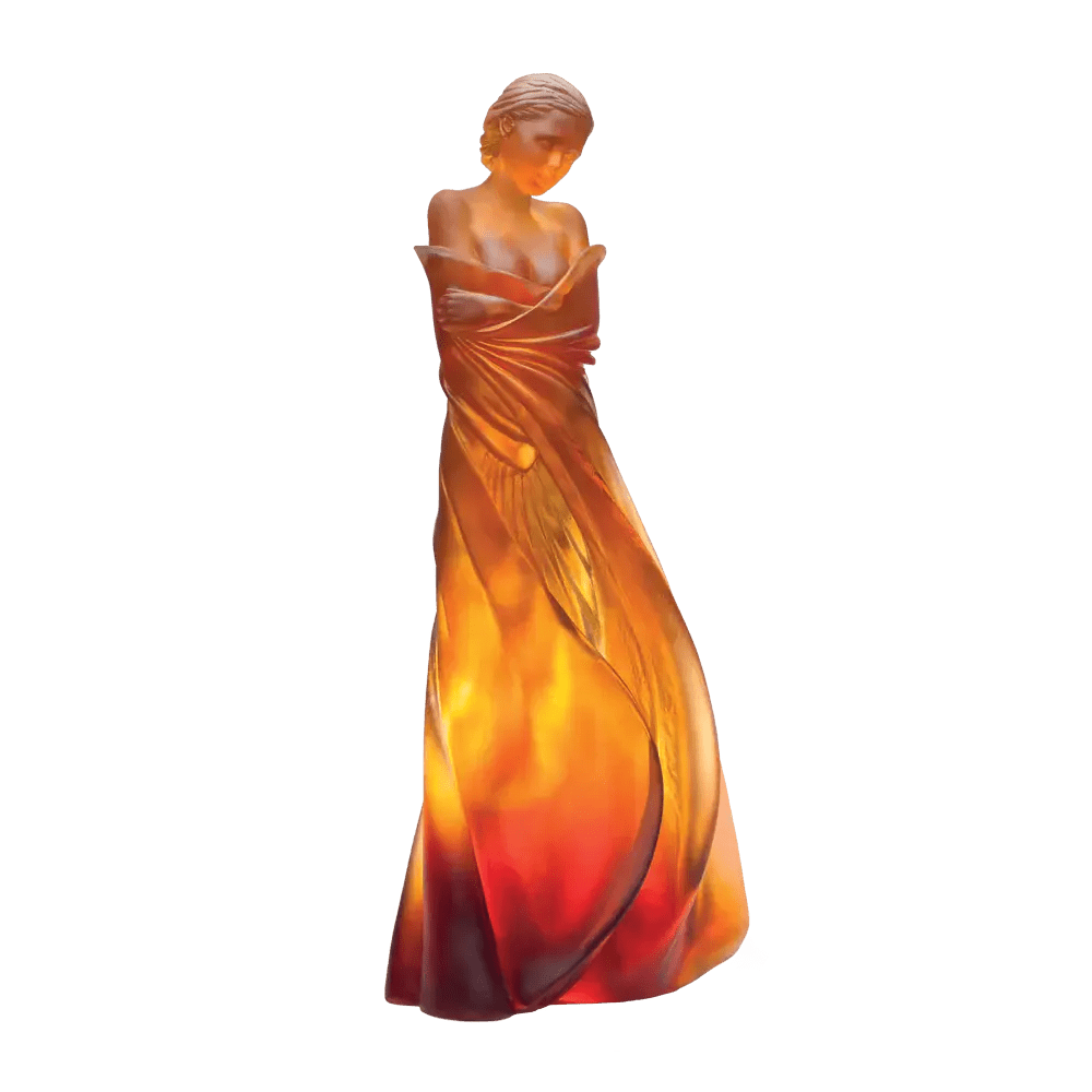 L'Hiver en Soi in Amber by Marie-Paule Deville Chabrolle 125 ex Daum