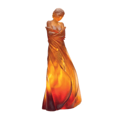 L'Hiver en Soi in Amber by Marie-Paule Deville Chabrolle 125 ex Daum