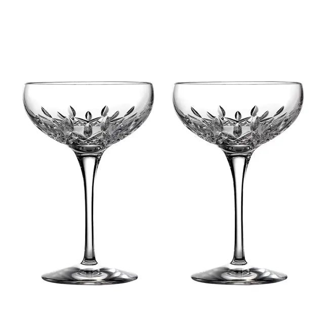 Lismore Essence Champagne Saucer - Pair Waterford - Crystal House