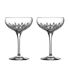 Lismore Essence Champagne Saucer - Pair Waterford - Crystal House