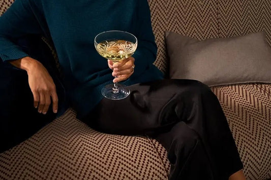 Lismore Essence Champagne Saucer - Pair Waterford - Crystal House