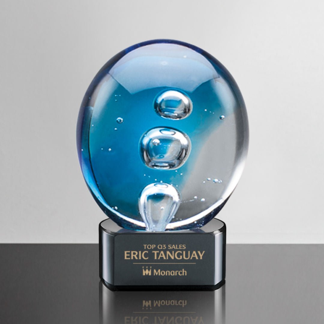 Livorno Crystal Award – Luxury Recognition Trophy crystal edge - Crystal House