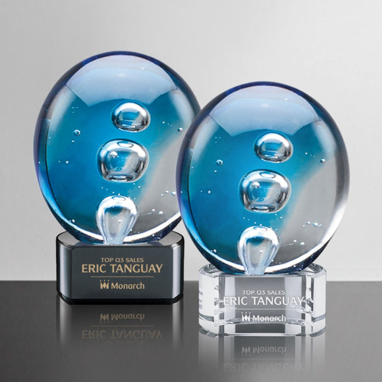 Livorno Crystal Award – Luxury Recognition Trophy crystal edge - Crystal House