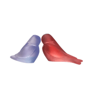 Love Birds in Lilac & Raspberry by Pierre-Yves Rochon Daum