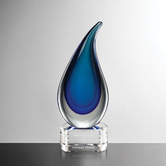 Lugano Crystal Award – Luxury Executive Trophy crystal edge - Crystal House