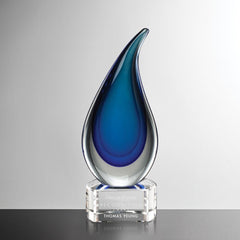 Lugano Crystal Award – Luxury Executive Trophy crystal edge - Crystal House
