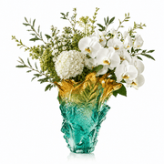 Luxury Crystal Decor Vase - Tropical Voyage Daum - Crystal House
