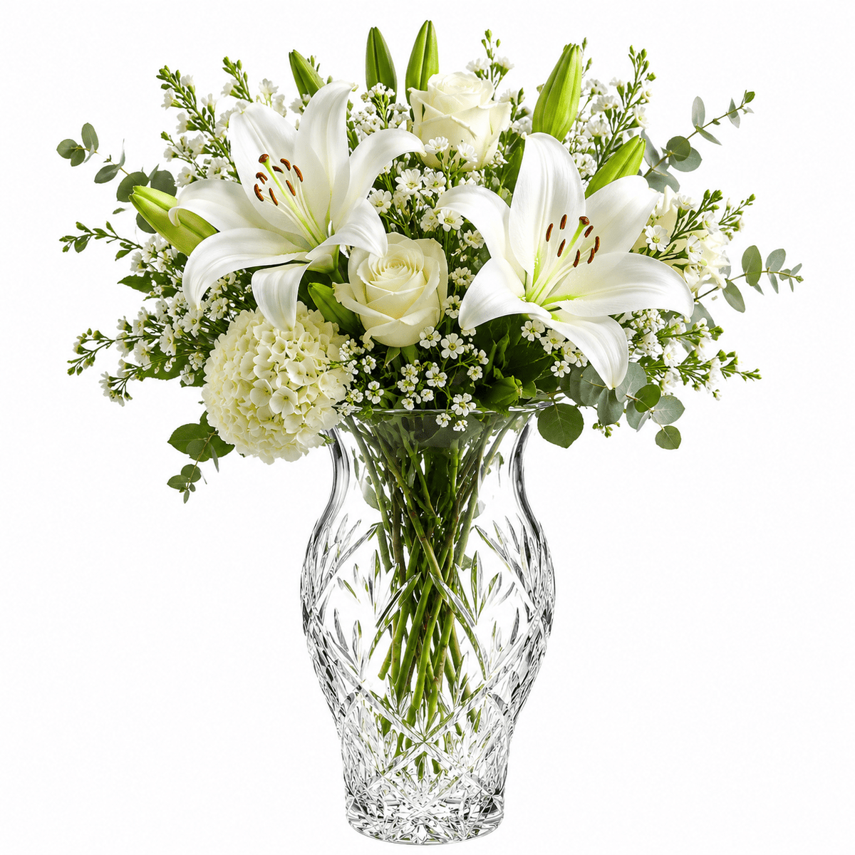 Luxury Crystal Vase Home Decor - Premium Gift Curva Crystal House - Prism - Crystal House