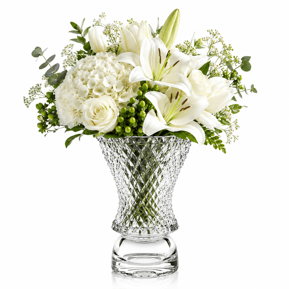 Luxury Crystal Vase Home Decor - Premium Gift Medium Vista Alegre - Crystal House