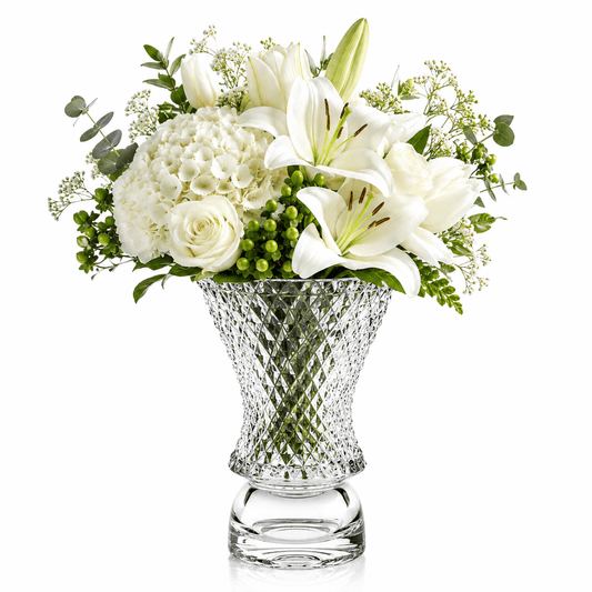 Luxury Crystal Vase Home Decor - Premium Gift Medium Vista Alegre - Crystal House