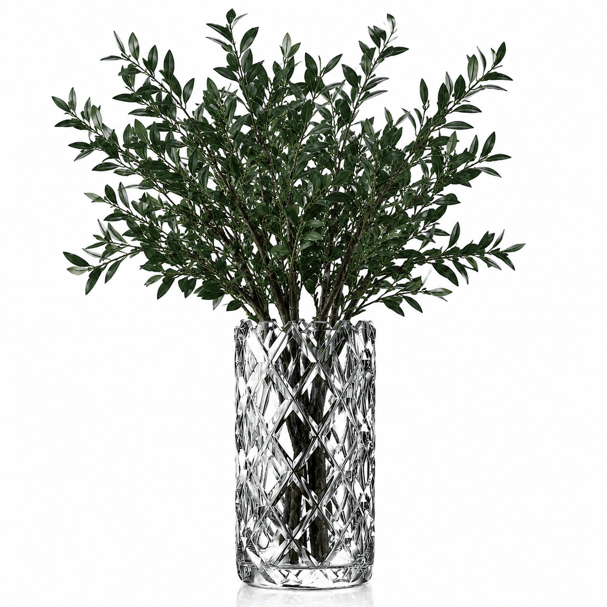 Luxury Crystal Vase - Sofiero Cylinder Orrefors - Crystal House