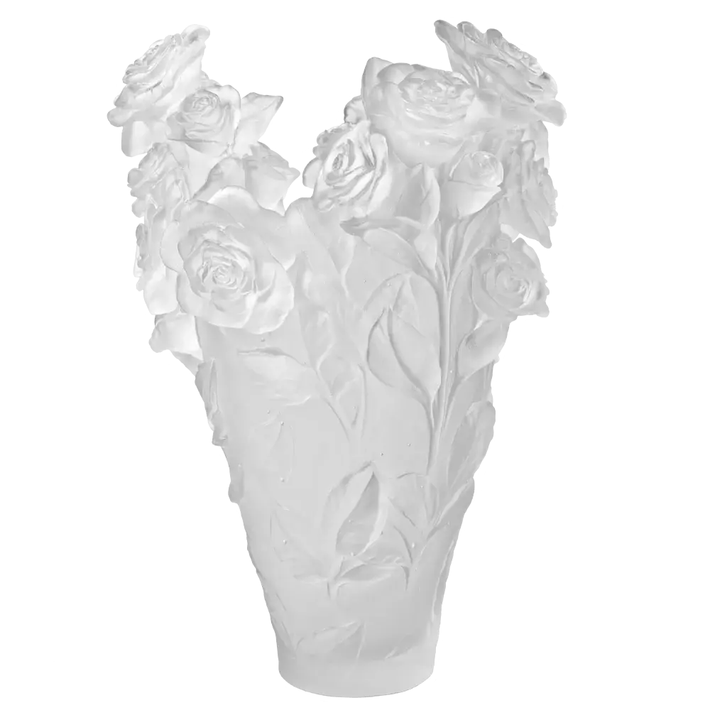 Magnum Rose Passion Vase 50 ex Daum