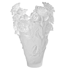Magnum Rose Passion Vase 50 ex Daum