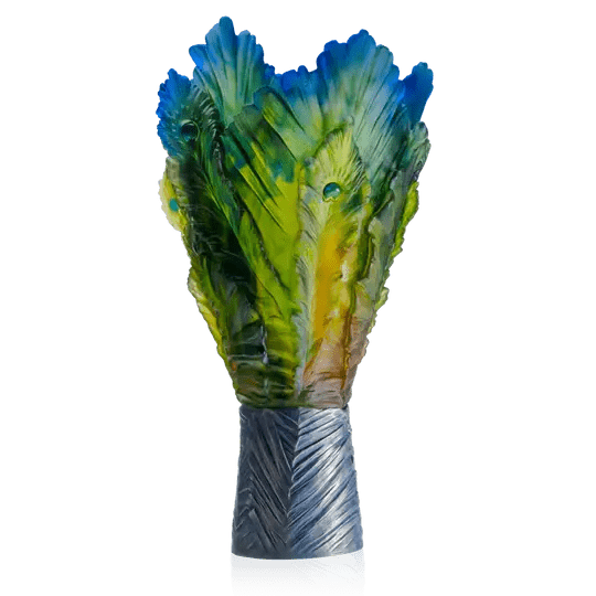 Magnum Vase - Fleur de Paon Exotique Daum