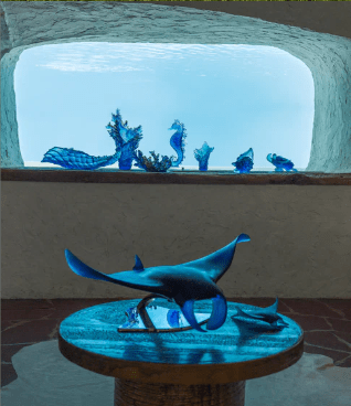 Manta Ray by Umberto Nuzzo 50 ex Daum - Crystal House