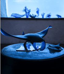 Manta Ray by Umberto Nuzzo 50 ex Daum - Crystal House