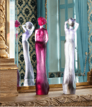 Margot in Purple & Red by Jean - Philippe Richard 375 ex Daum - Crystal House