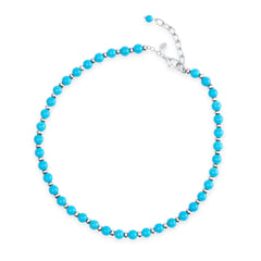 Marina Azure Bead Necklace Nambé