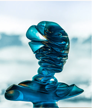 Masque de Verre by Jean Faucheur 275 ex Daum - Crystal House