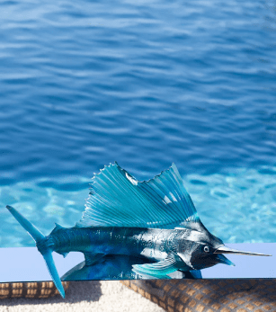 Maya Emperor Sailfish Daum - Crystal House