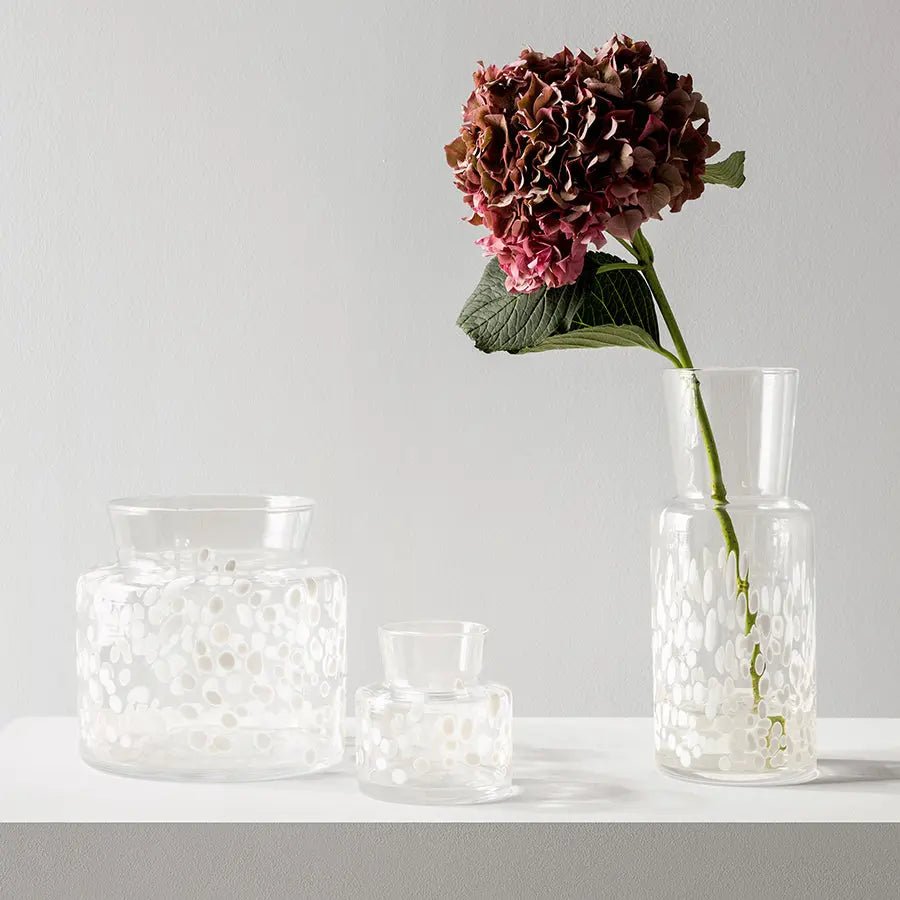 Meadow Vase Winter Wide Kosta Boda