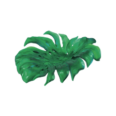 Medium Monstera Bowl by Emilio Robba 375 ex Daum