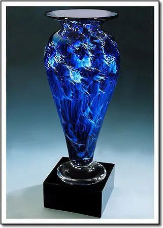 Midnight Tempest Athena Vase  - 1740 Monarch Custom Glass