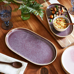 Minerals Large Oval Platter, Amethyst Portmeirion