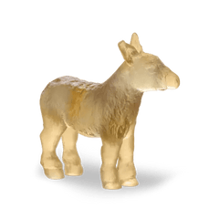 Mini Donkey in Amber & Grey Daum