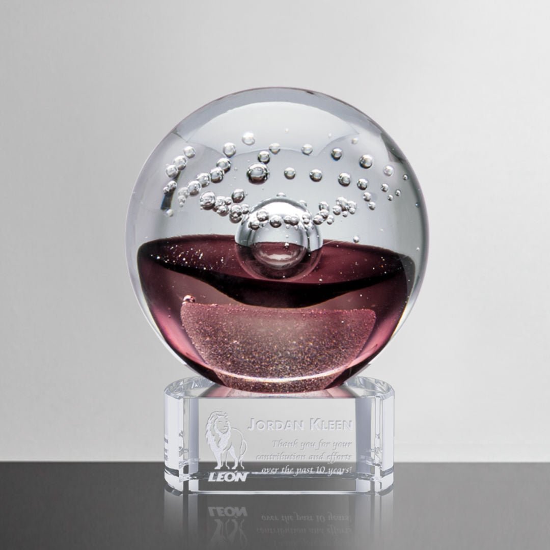 Monte Carlo Crystal Award– Luxury Corporate Trophy crystal edge - Crystal House