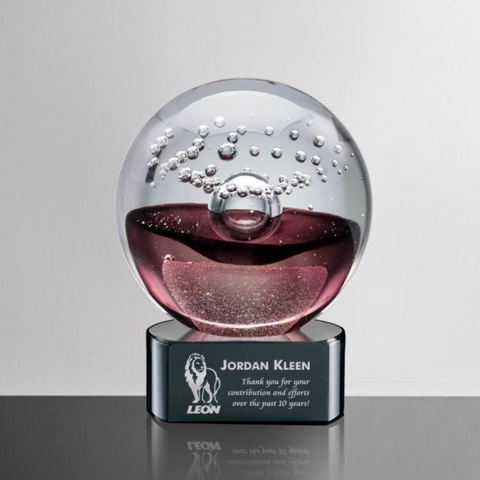 Monte Carlo Crystal Award– Luxury Corporate Trophy crystal edge - Crystal House