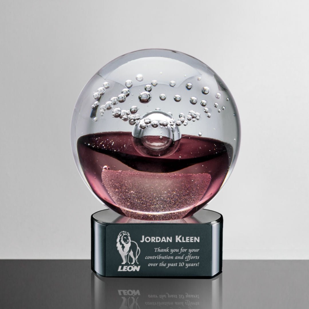 Monte Carlo Crystal Award– Luxury Corporate Trophy crystal edge - Crystal House