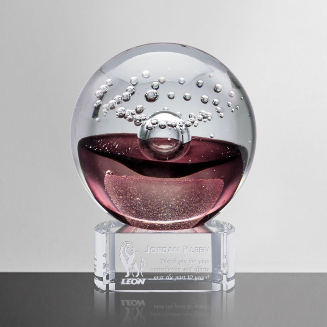 Monte Carlo Crystal Award– Luxury Corporate Trophy crystal edge - Crystal House